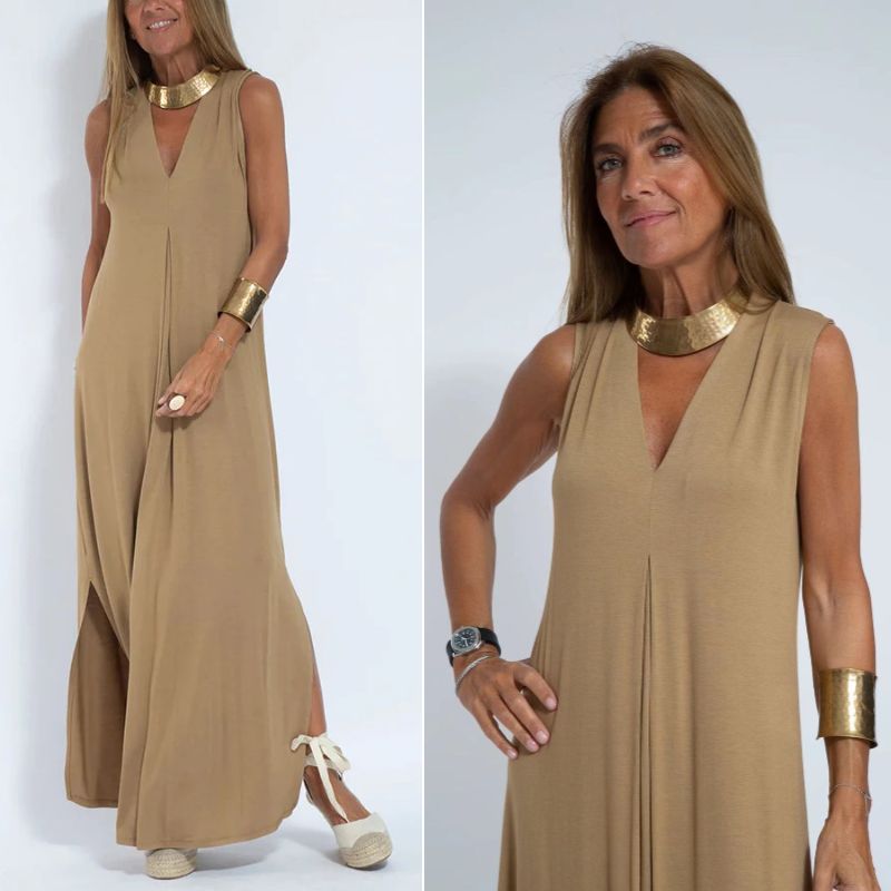 Olivia | Luxe Comfort Dress & Cardigan Set