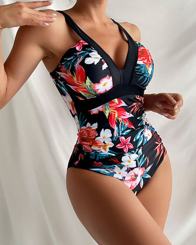 Lila | Floral Swimsuit