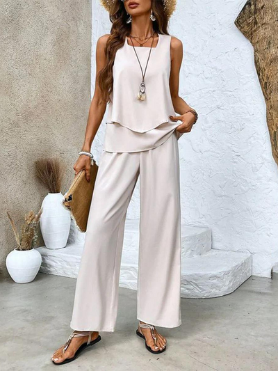 Alba | Stylish Floral Top | Trouser Set