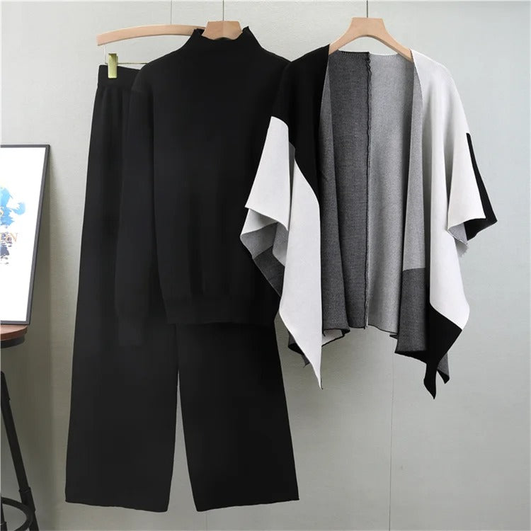Alyssa | Chic Knitted Three-Piece Set