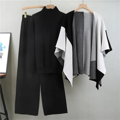 Alyssa | Chic Knitted Three-Piece Set