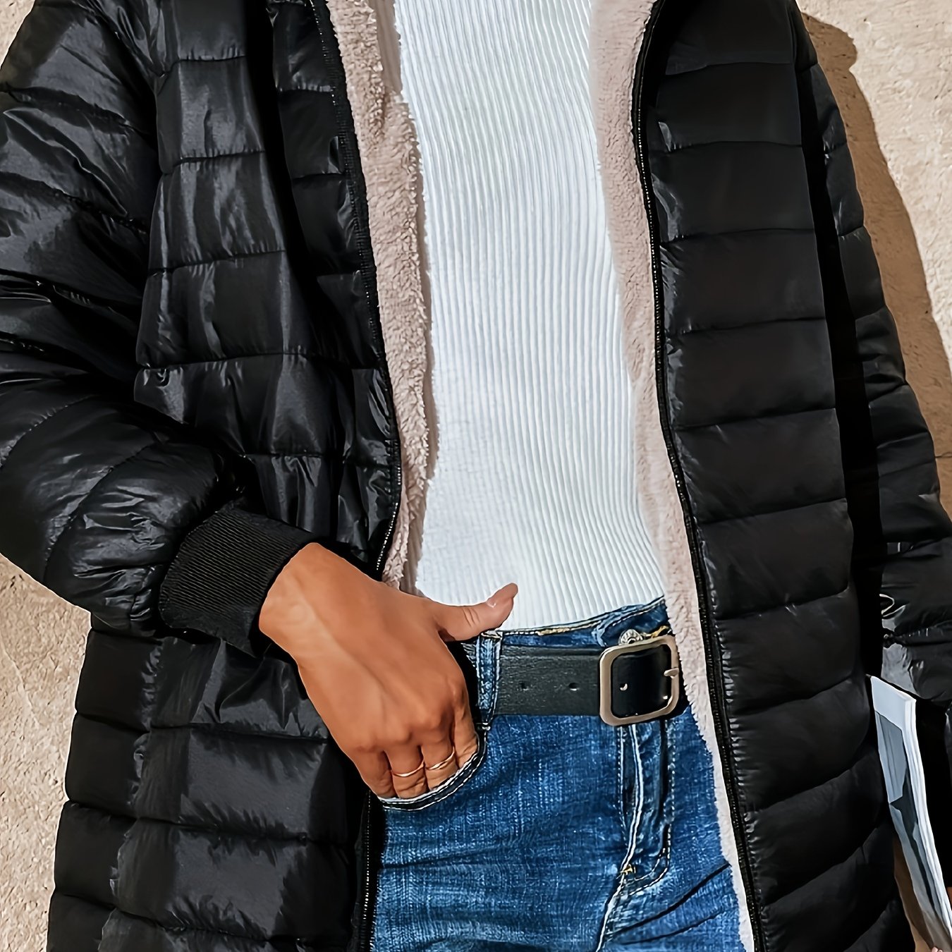 Clara | Warm Winter Hooded Puffer Jacket
