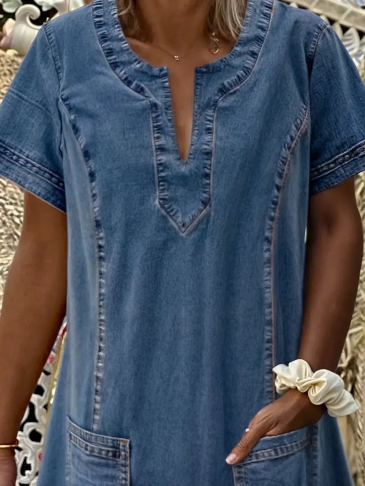 Kiara | Classic Denim Dress