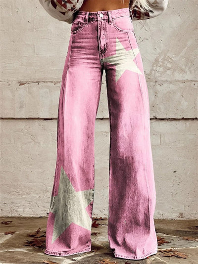 Sophia | High Waisted Wide Leg Trousers