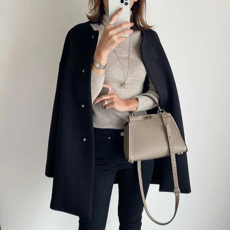 Zoey | Chic and Comfortable Woolen Jacket for Women