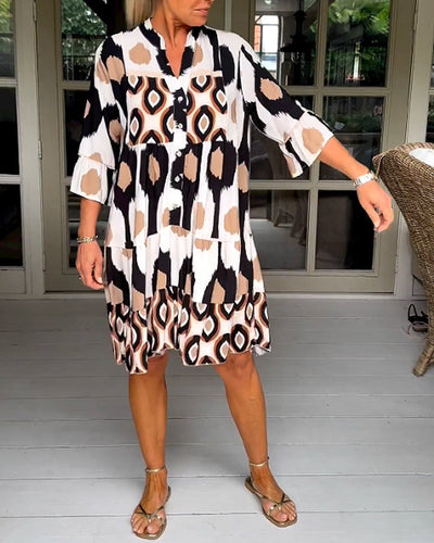Sophie | Chic Floral Midi Dress