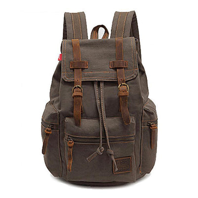 Emily | Retro Multi-Pocket Flap Backpack