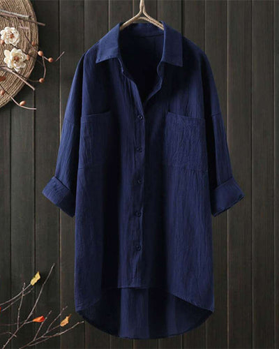 Sophia | Relaxed Fit Solid Color Top
