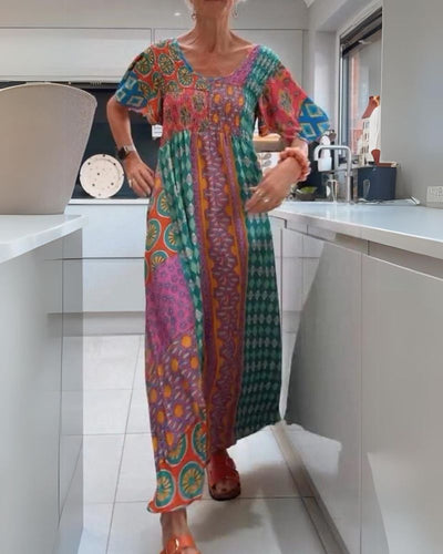 Melania | Colurful Bohemian Dress