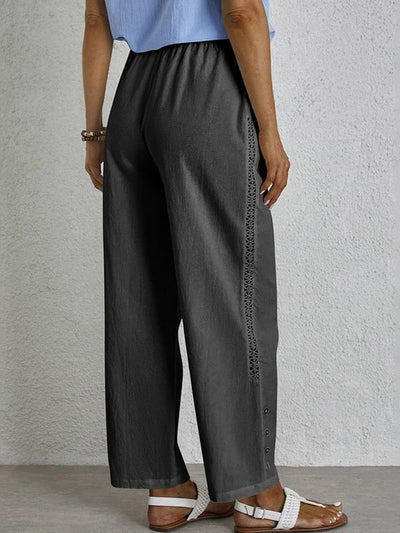 Selena | Easy Buttoned Pants
