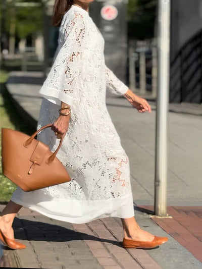Isabella | Elegant Flowing Lace Dress