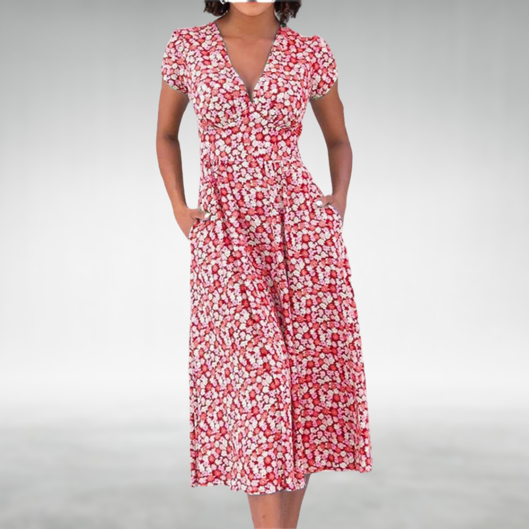 Joan | Elegant Summer Midi Dress