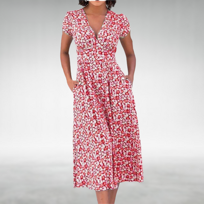 Joan | Elegant Summer Midi Dress