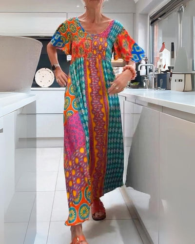 Melania | Colurful Bohemian Dress