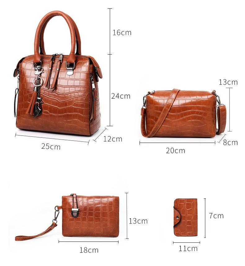 Sophia Timeless Chic | Sleek 4-Piece Bag Collection