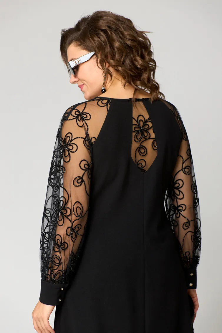 Destiny | Ttendy Lace-Sleeve Dress