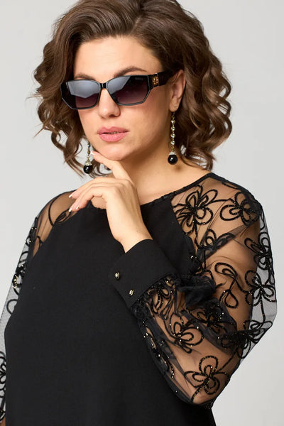 Destiny | Ttendy Lace-Sleeve Dress