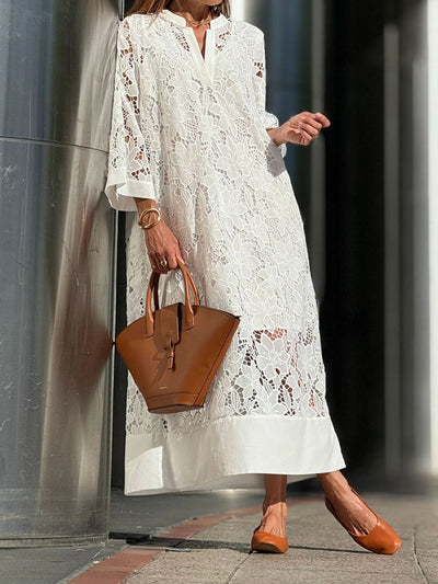 Isabella | Elegant Flowing Lace Dress