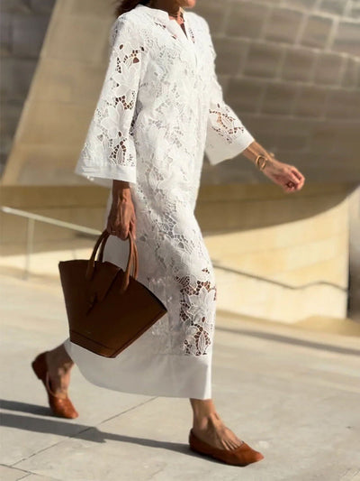 Isabella | Elegant Flowing Lace Dress