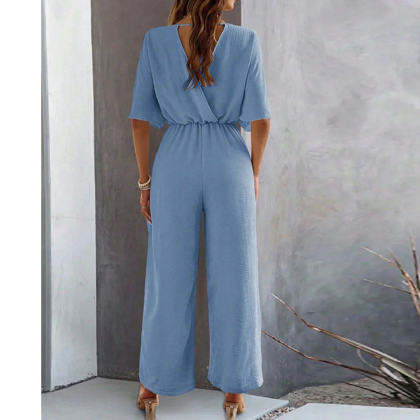 Olivia | Chic V-Neck Jumpsuit