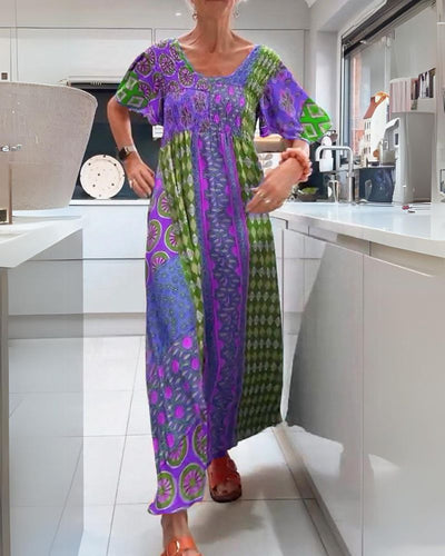 Melania | Colurful Bohemian Dress
