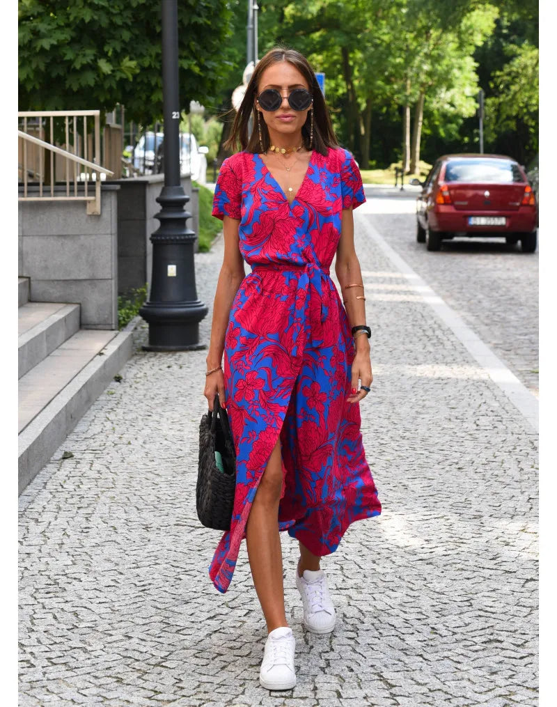 Samantha | Chic Floral Elegance Dress