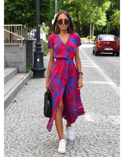 Samantha | Chic Floral Elegance Dress