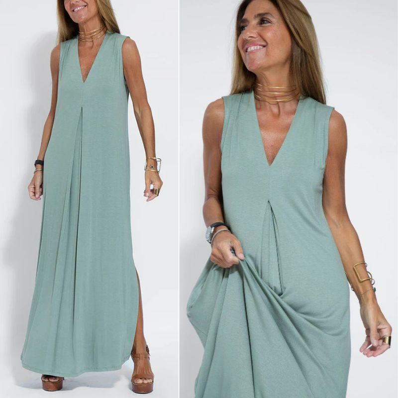 Olivia | Luxe Comfort Dress & Cardigan Set