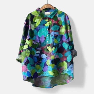 Kiara | Chic Floral Loose Fit Blouse