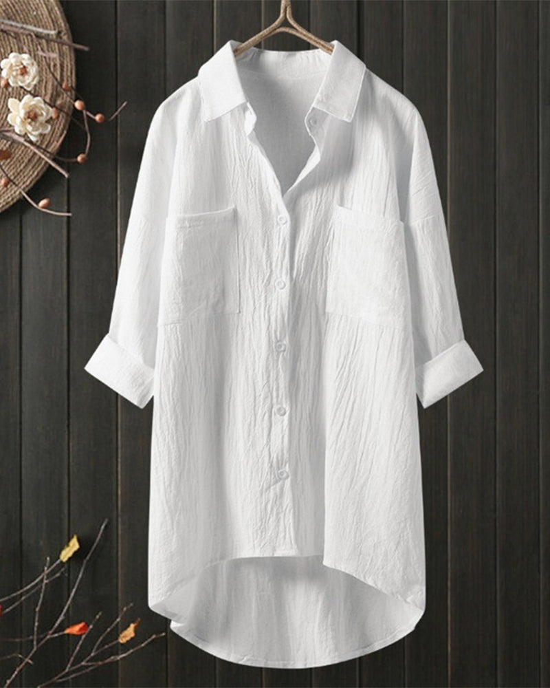Sophia | Relaxed Fit Solid Color Top
