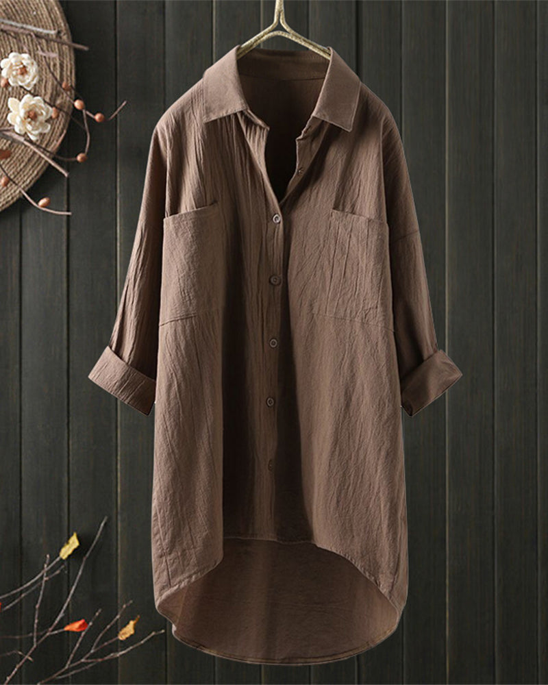 Sophia | Relaxed Fit Solid Color Top