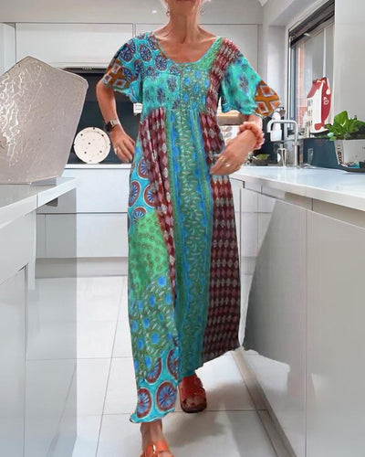 Melania | Colurful Bohemian Dress