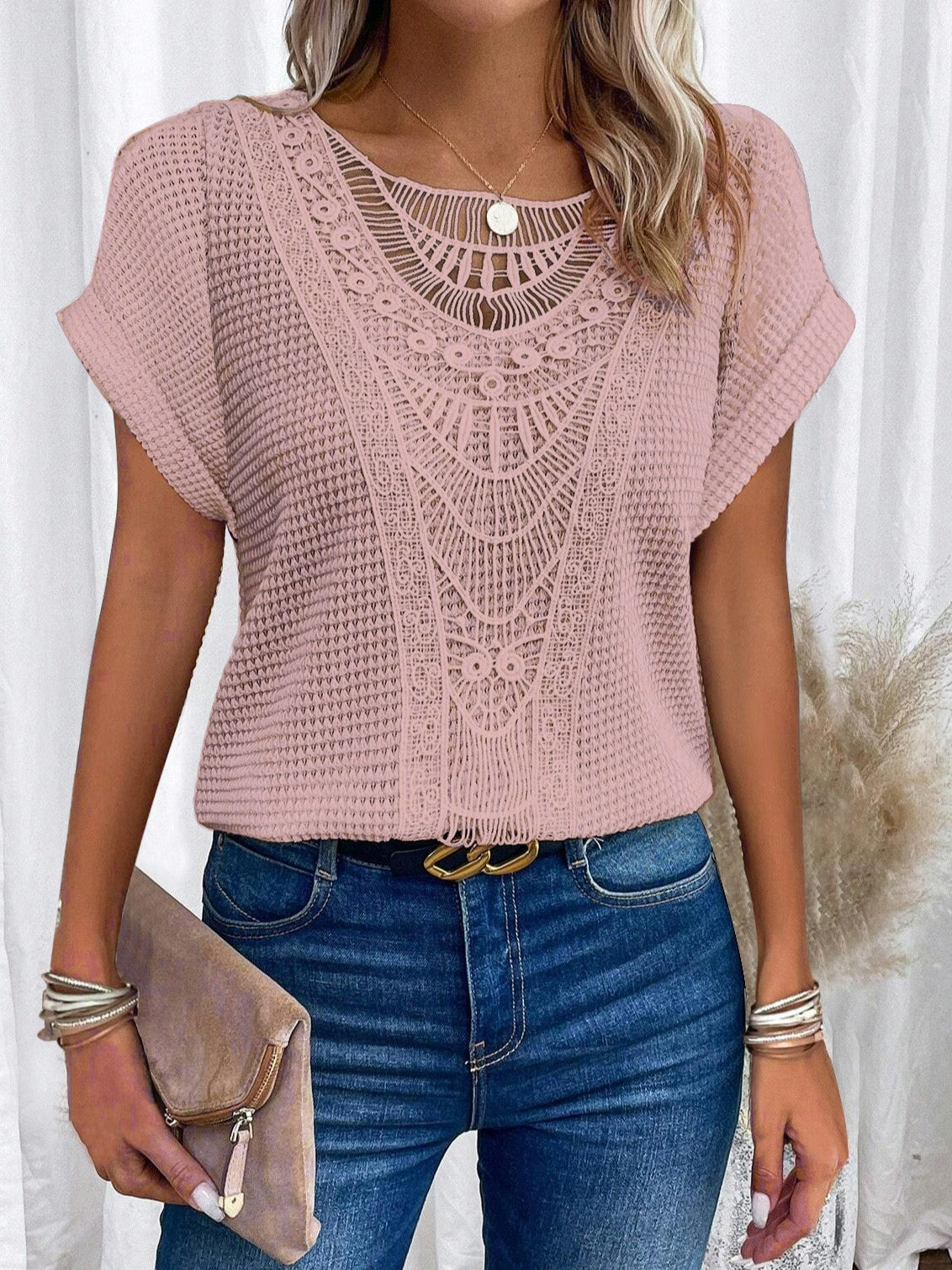 Clio | Elegant Knitted Top Featuring Exquisite Details