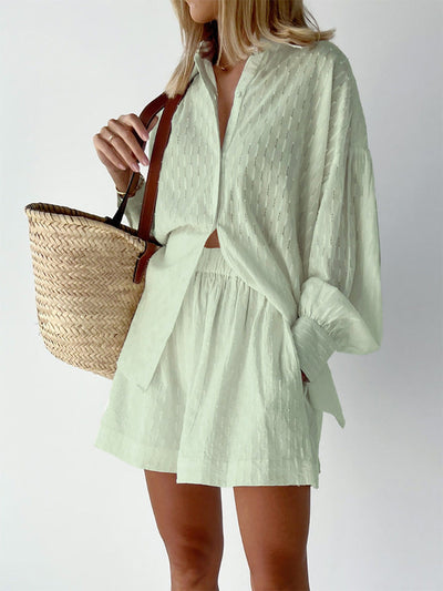Charlotte | Effortlessly Stylish Breezy Shirt and Shorts Set