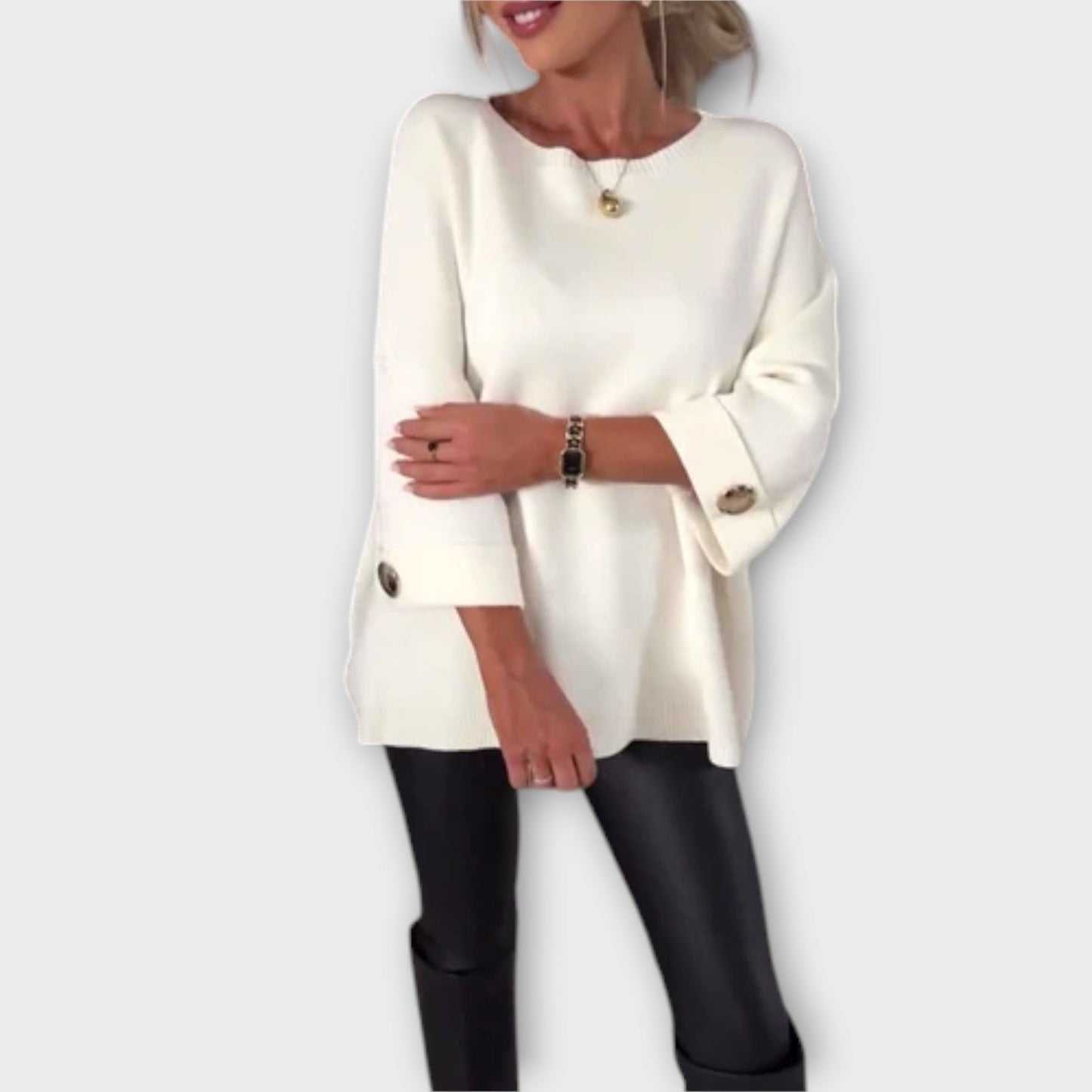 Brianna | Elegant Sweater Blouse