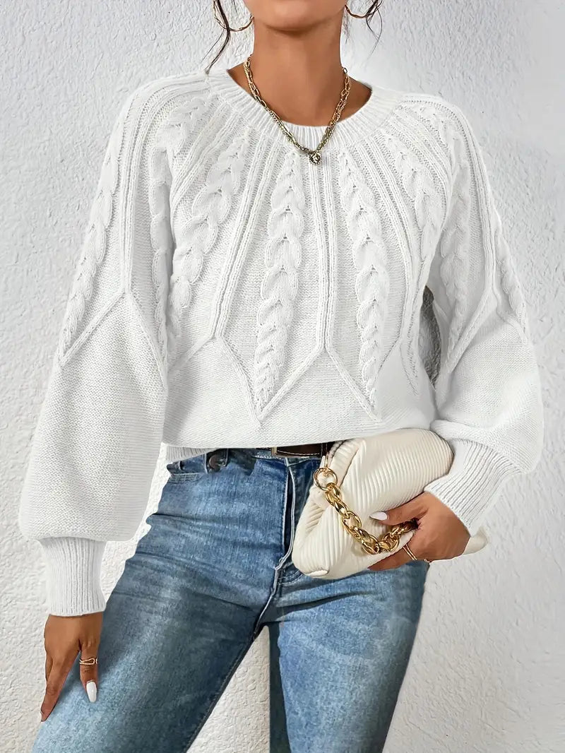 Liam | Cozy Cable Knit Sweater