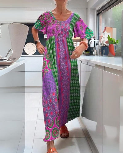 Melania | Colurful Bohemian Dress