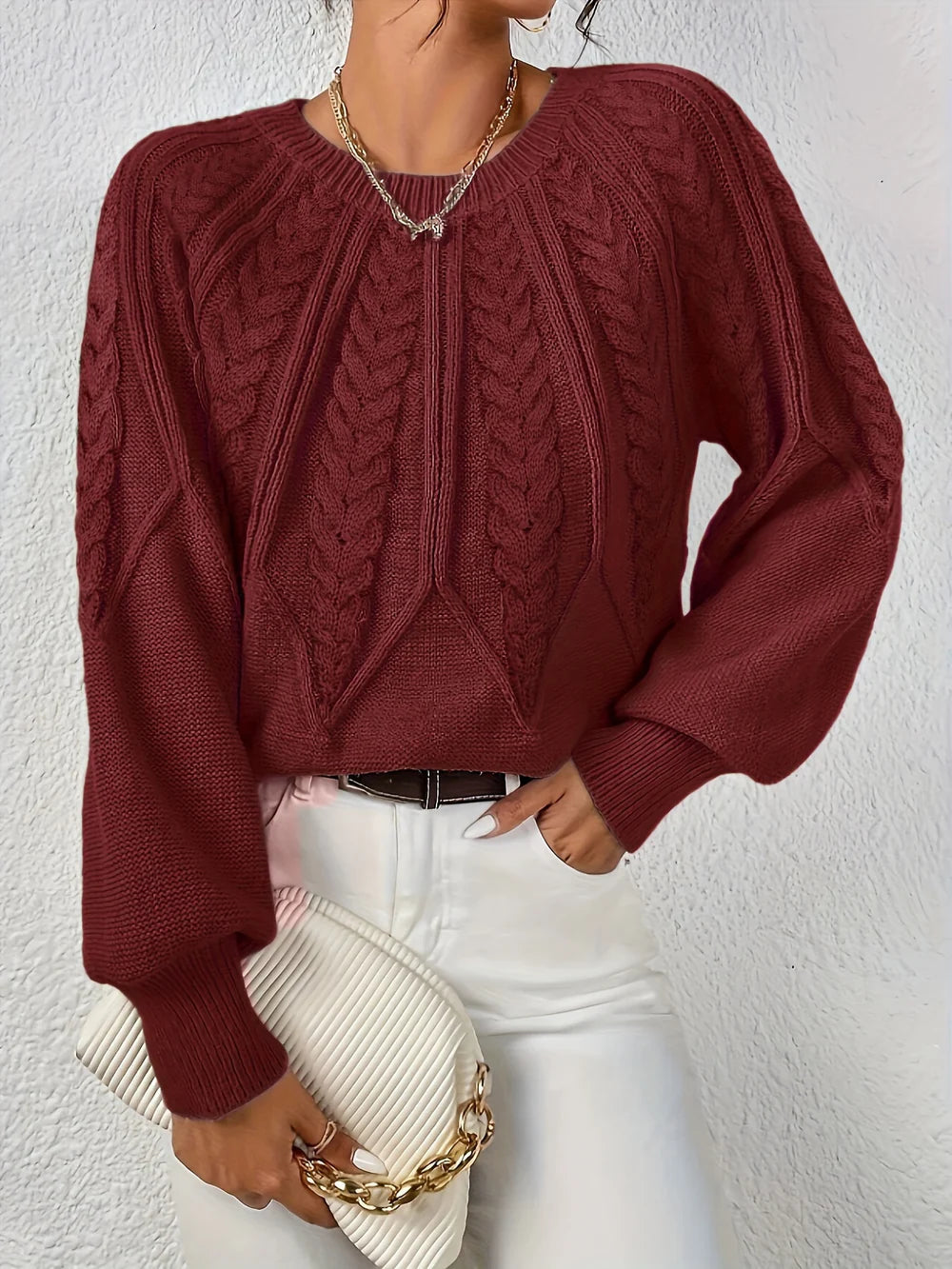 Liam | Cozy Cable Knit Sweater