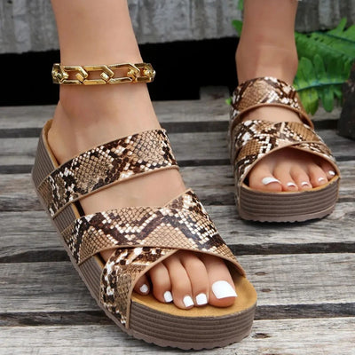 Abigail | Orthopedic Leather Strap Sandals