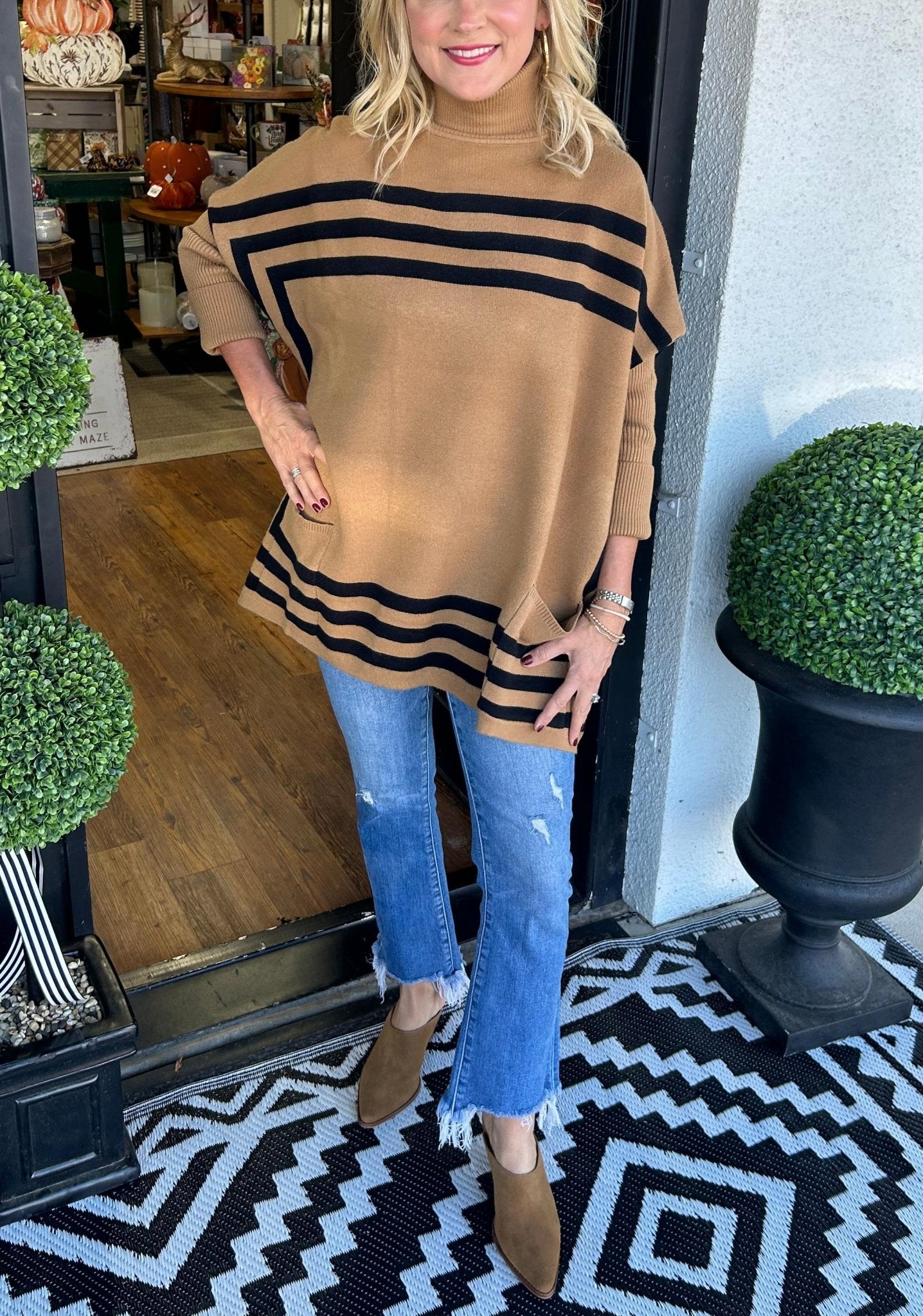 Gretta | Bat Sleeve Sweater