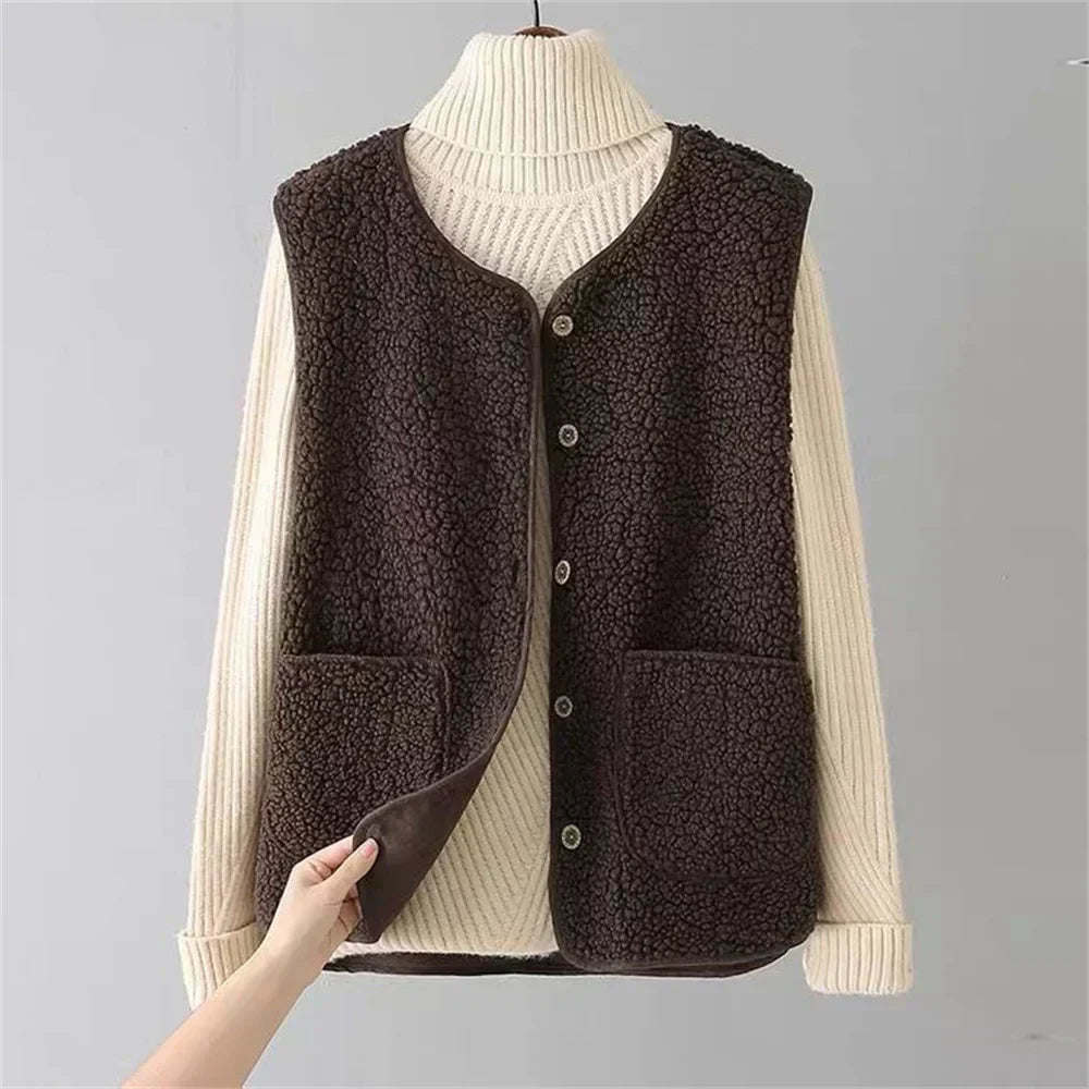 Layla | Stylish Multi-Functional Wool Vest
