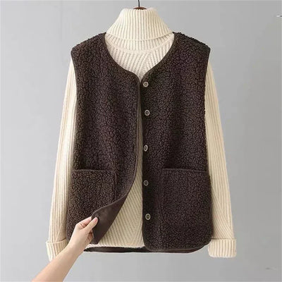 Layla | Stylish Multi-Functional Wool Vest