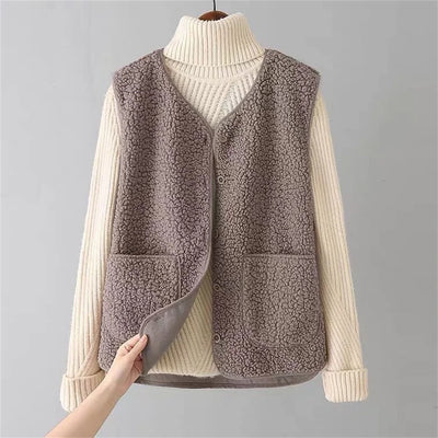 Layla | Stylish Multi-Functional Wool Vest