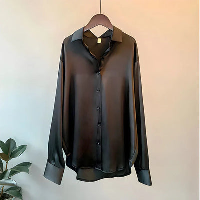 Sienna | Luxe Silk Blouse with Soft Flow