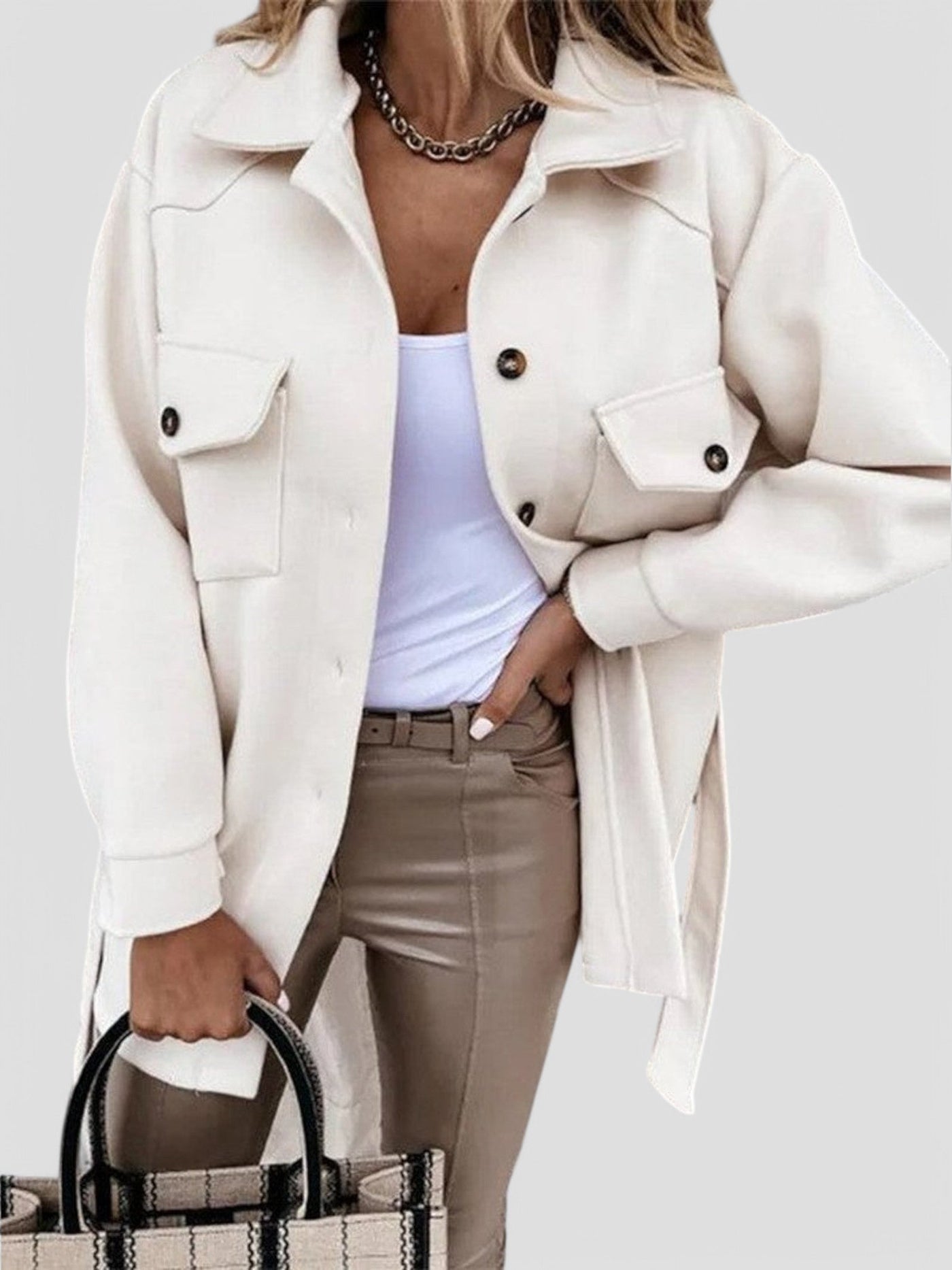 Emily | Stylish Summer Jacket with button closure