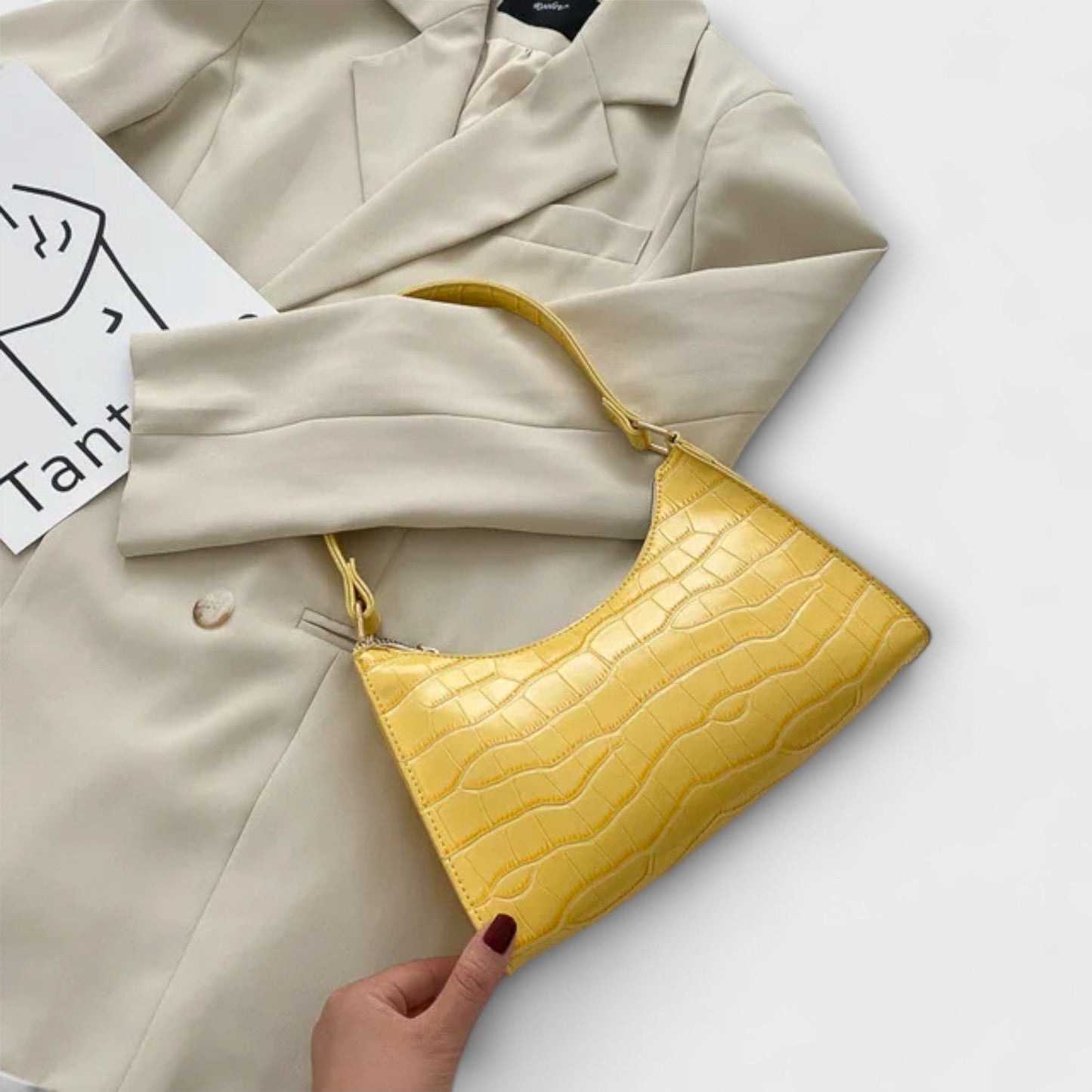 Ava - Shiny Leather Bag
