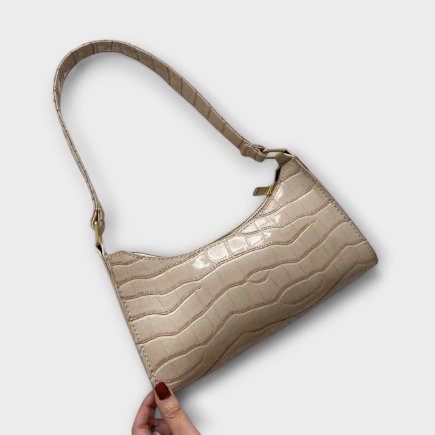 Ava - Shiny Leather Bag