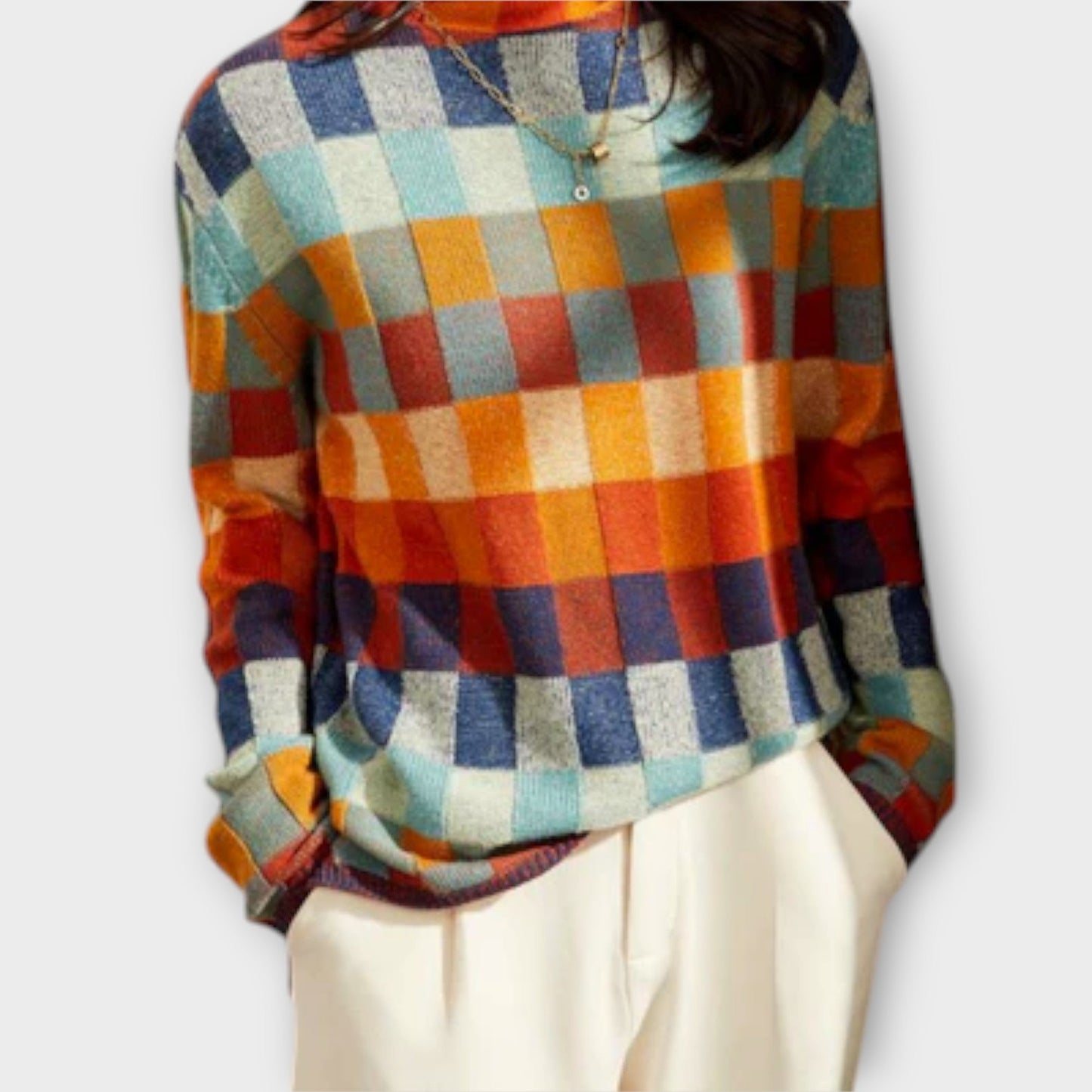 Jordan | Patchwork Sweater