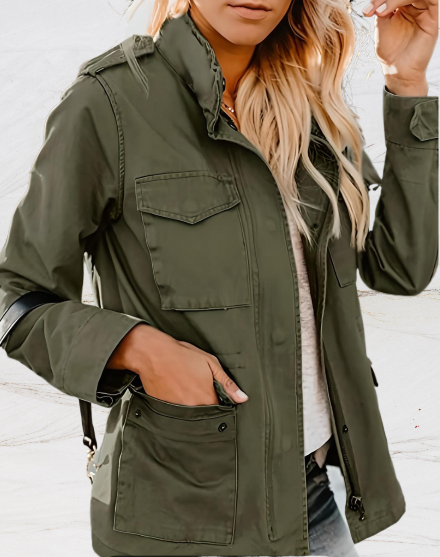 Thilde | Flattering Utility Jacket