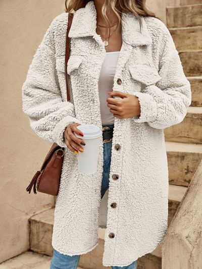 Emily | Plush Teddy Coat